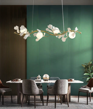 Gingko Glass Chandelier