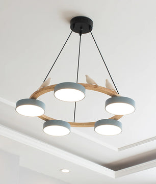 Sienna Bird Round Chandelier