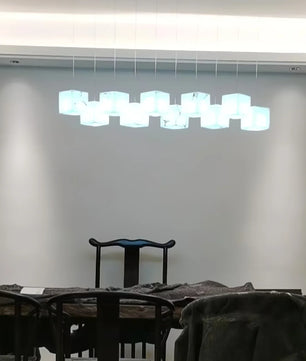 Marble Box Chandelier