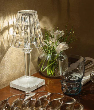 Sparkle Glam Built-in Battery Table Lamp