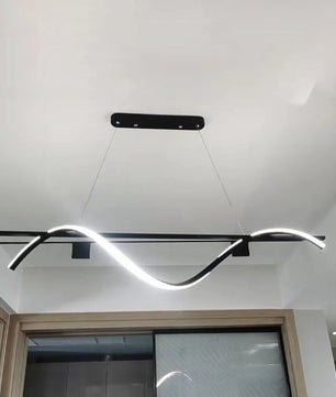 Black Wave Chandelier