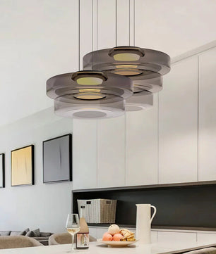 Nordic postmodern creative glass pendant light
