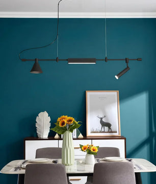 Horizontal Linear LED Pendant Lamp