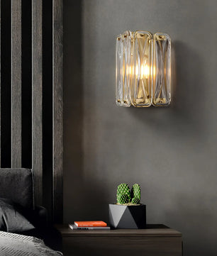 Triangular Glass Wall Light