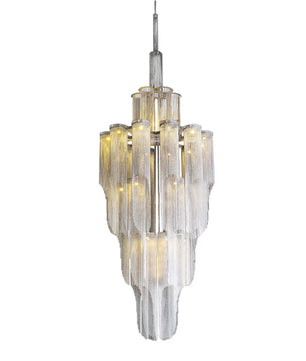 Cascade Silver Chandelier
