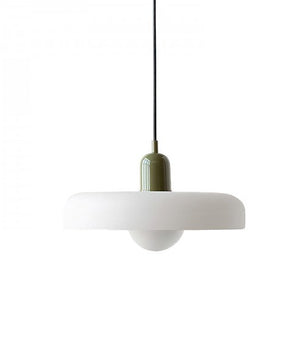 Morandi Glass Disc Orb Pendant Lamp