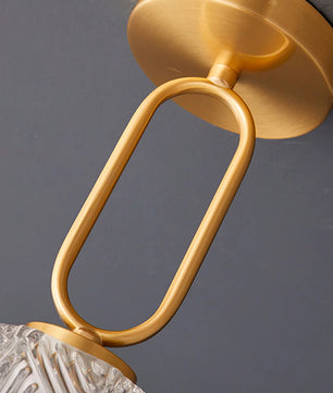 Diamond Cut Art Deco Ceiling Light