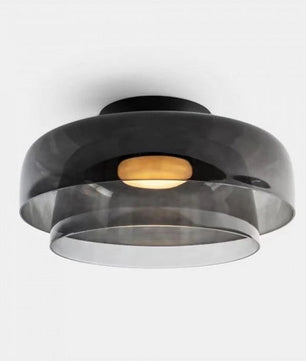 Nordic Morandi Glass Bowl Shaped Ceiling Lamp S183