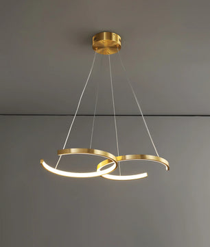 Double Rings Pendant Light