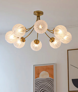 Retro Glass Ceiling Lamp