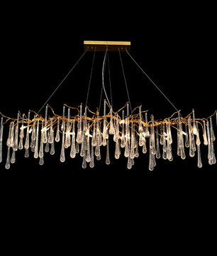 Aqua Makrama Chandeliers