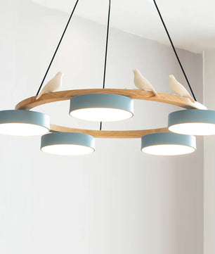 Sienna Bird Round Chandelier