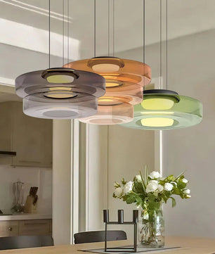 Nordic postmodern creative glass pendant light