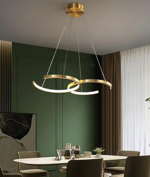 Double Rings Pendant Light
