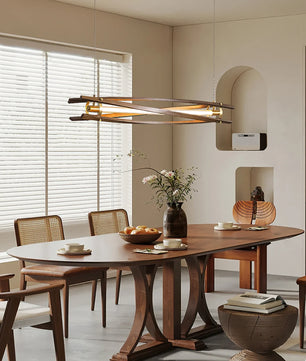 Axis Wood Chandelier