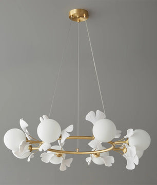 Allanie Gingko Round Chandelier
