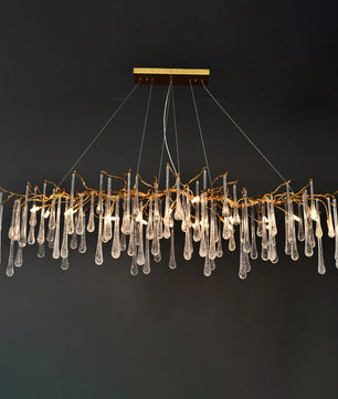 Aqua Makrama Chandeliers