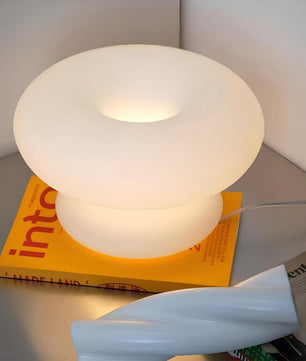 Mushroom Donut Bauhaus Glass Table Lamp S34