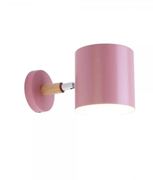 Nordic Macaron Cylinder Rotatable Wall Lamp S38