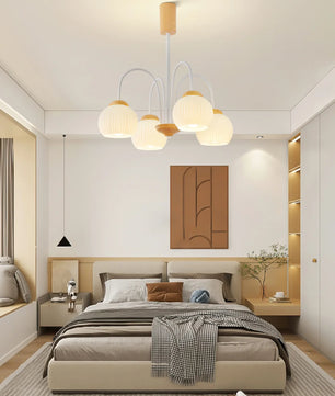 Molecural Wood Chandelier