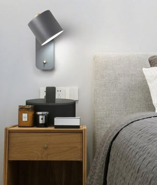 Rotatable Cylinder Wall Mounted Reading Light S02