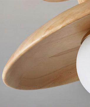 Rustic Wooden Ceiling Lamp S36