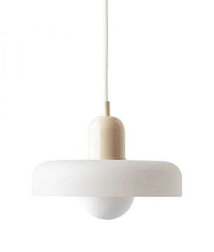 Morandi Glass Disc Orb Pendant Lamp