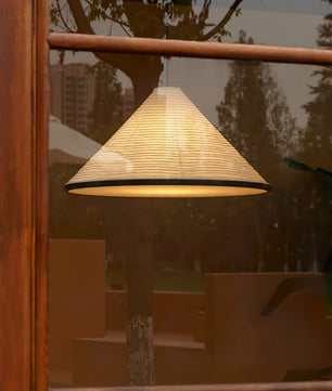 Cone Washi Pendant Light