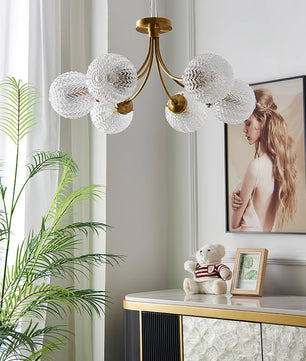 Retro Glass Ceiling Lamp