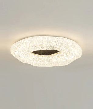 Glacial Pattern Resin Ceiling Light