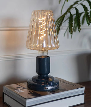 Mushroom Glass Desk Lamp