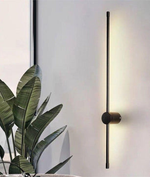 Industrial Black Linear LED Dimmable Wall Light S76