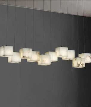 Marble Box Chandelier