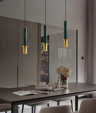 Marble Cylinder Pendant Light