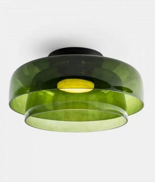 Nordic Morandi Glass Bowl Shaped Ceiling Lamp S183