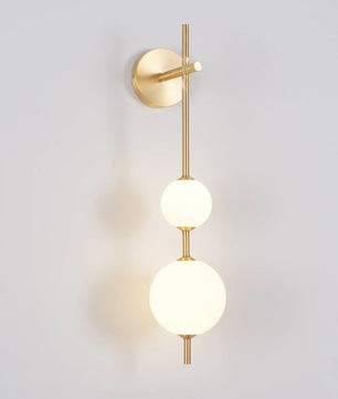 Vertical Globe Wall Lamp