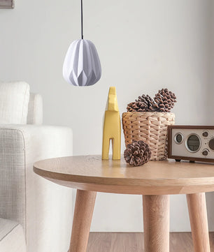 Papaya Resin Pendant Lamp