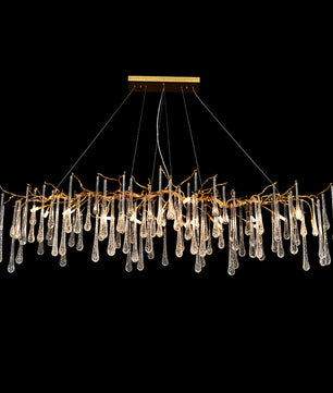 Aqua Makrama Chandeliers
