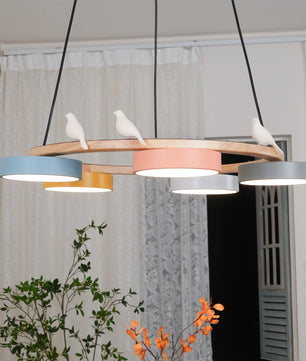 Sienna Bird Round Chandelier