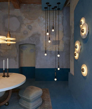 Round Alabaster Wall Lamp