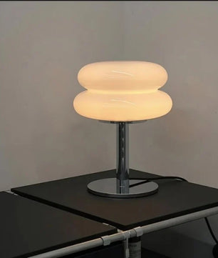 Bauhaus Lollipop Ripple Glass Table Lamp S27