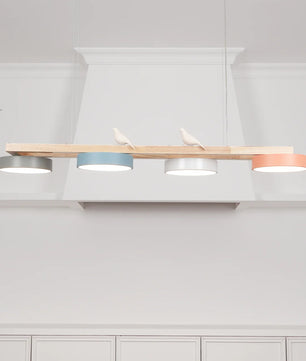 Sienna Bird Long Chandelier