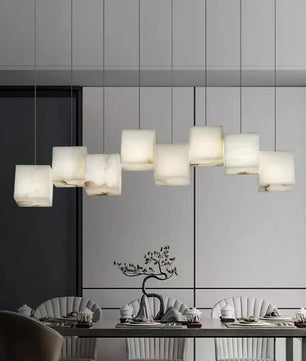 Marble Box Chandelier