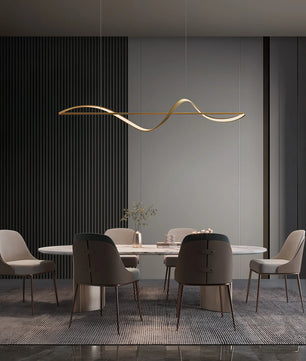 Whisper Linear Island Chandelier