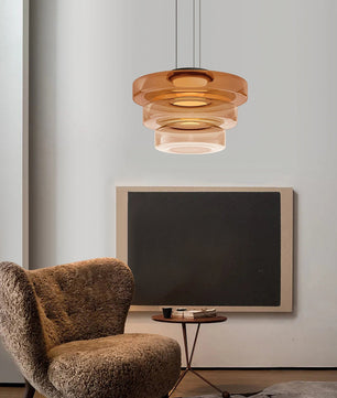 Nordic postmodern creative glass pendant light
