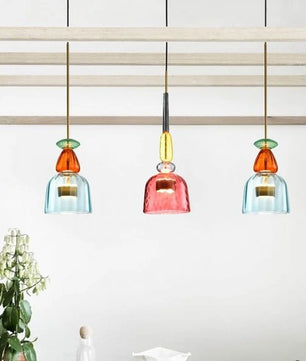 Nordic Macaron Lollipop Glass Pendant Lamp S118