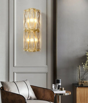 Triangular Glass Wall Light