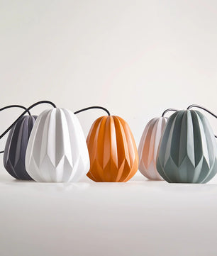 Papaya Resin Pendant Lamp