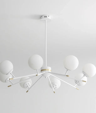 Spherical Beam Chandelier