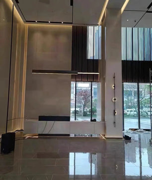 Black Slender Alabaster Wall Lamp